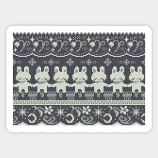 cross stitch Sticker